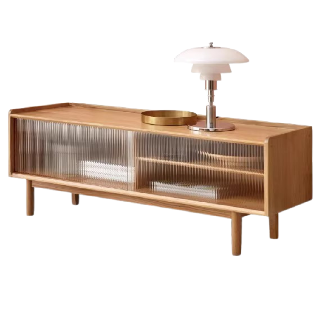 Oak Solid Wood Various Styles TV Stand Small Size