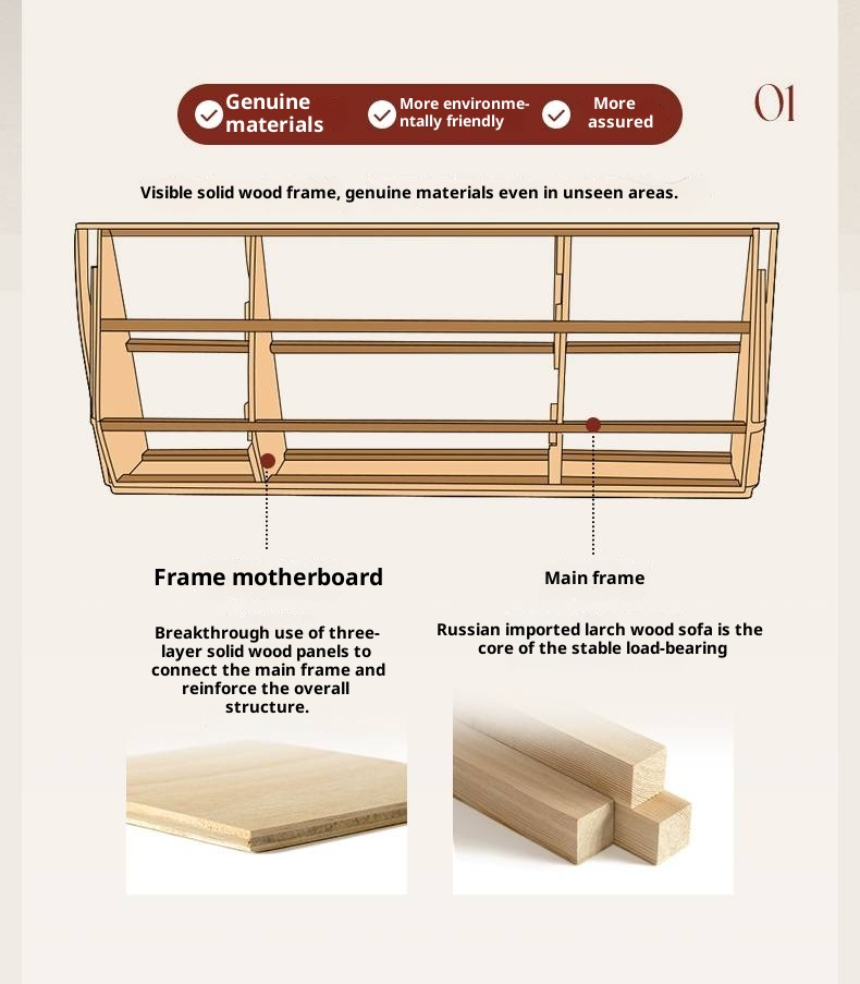 Genuine Leather Soft Headboard Bed