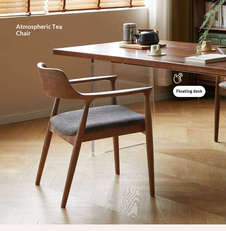4 pcs -Ash solid wood Sculptural Wishbone-Style Dining Chair