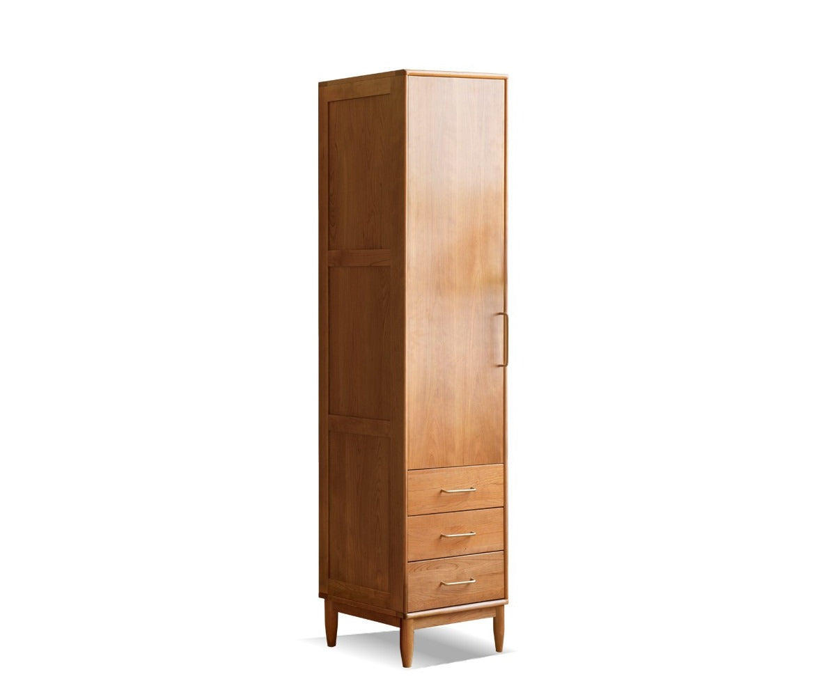 Cherry, Oak Solid Wood Fascinating Wardrobe.