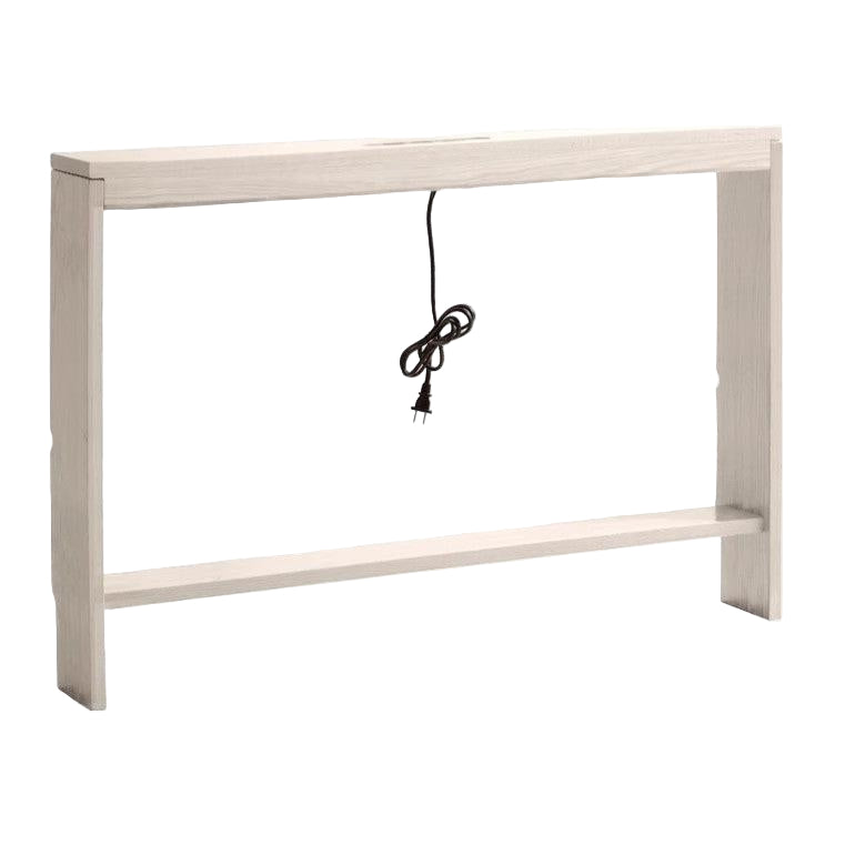 Oak Solid Wood Sofa Rear Storage Modern Wall Shelf