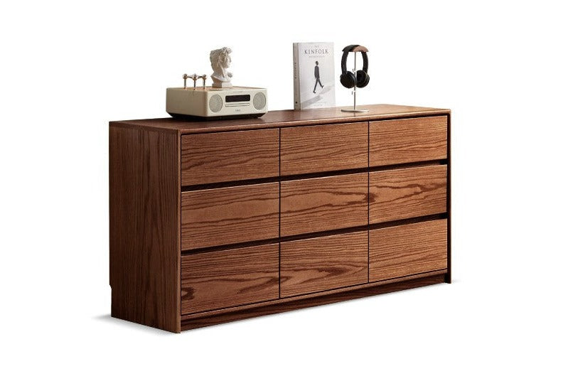 Oak, Black Walnut, Beech Solid Wood, Solid Rubberwood Storage Drawer