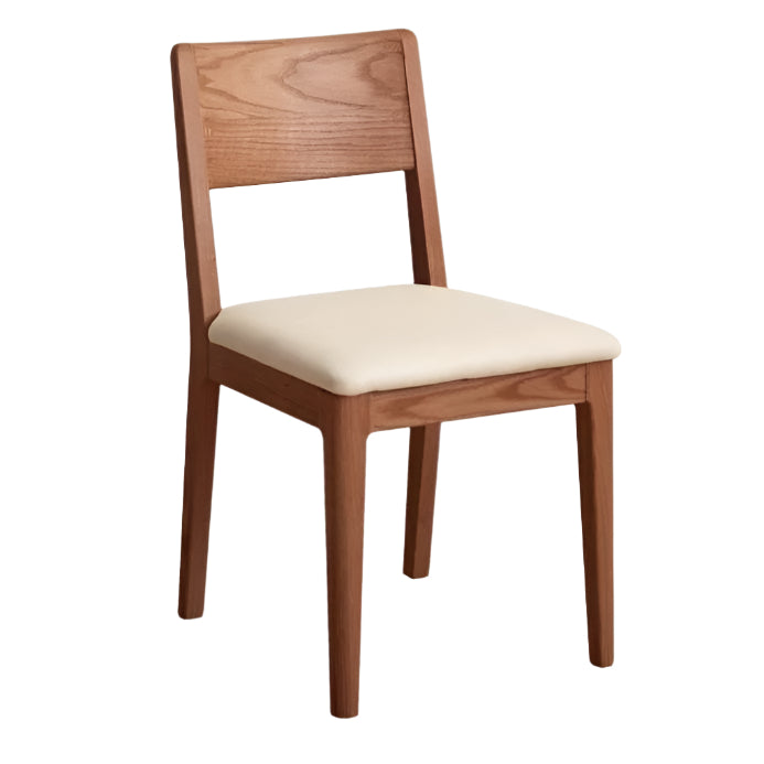 4 pcs set Oak Solid Wood Soft Packed Dining Chair
