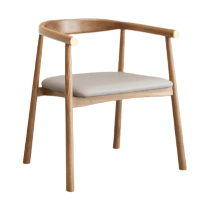Ash Solid Wood Dining Soft Chair