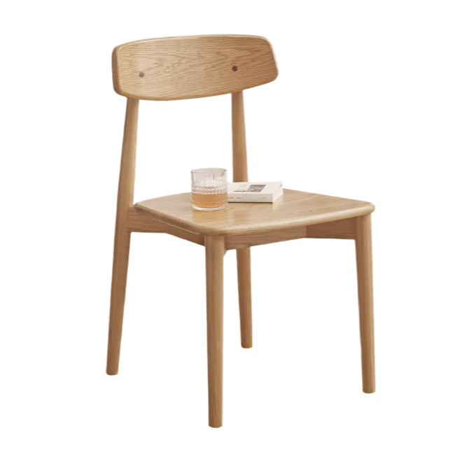 4 pcs set - Black Walnut, White Ash, Ach, Oak, Cherry, Solid RubberWood Dining Chair