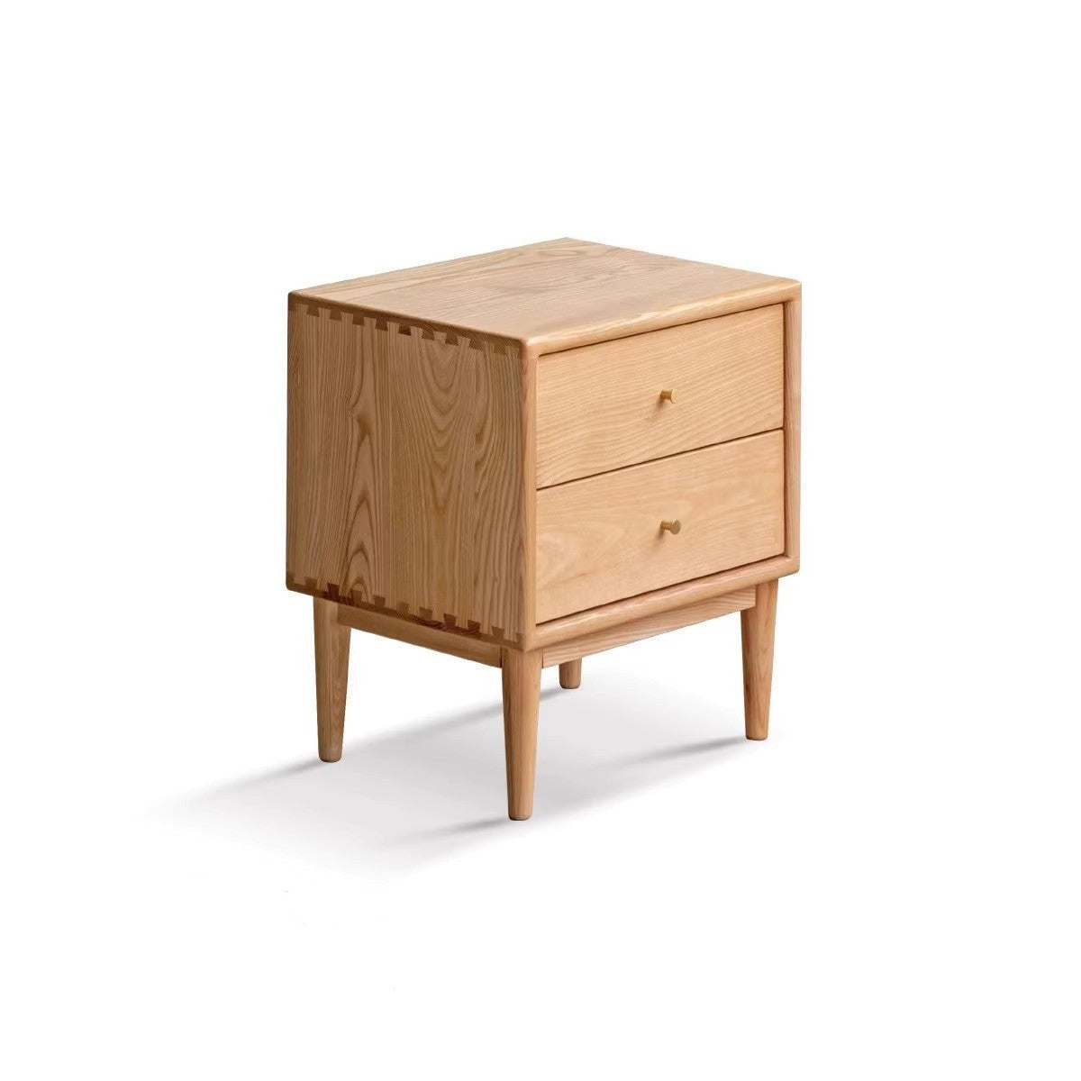 South American Walnut, Black Walnut, Cherry, Ash Solid Wood Nightstand.