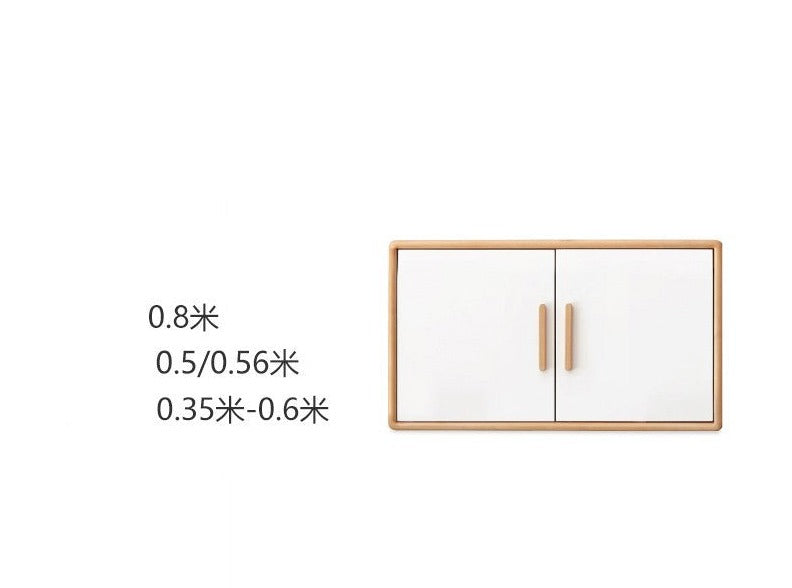 Beech Solid Wood Wardrobe Combination.