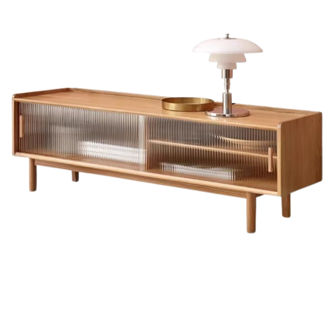 Oak Solid Wood Various Styles TV Stand Small Size