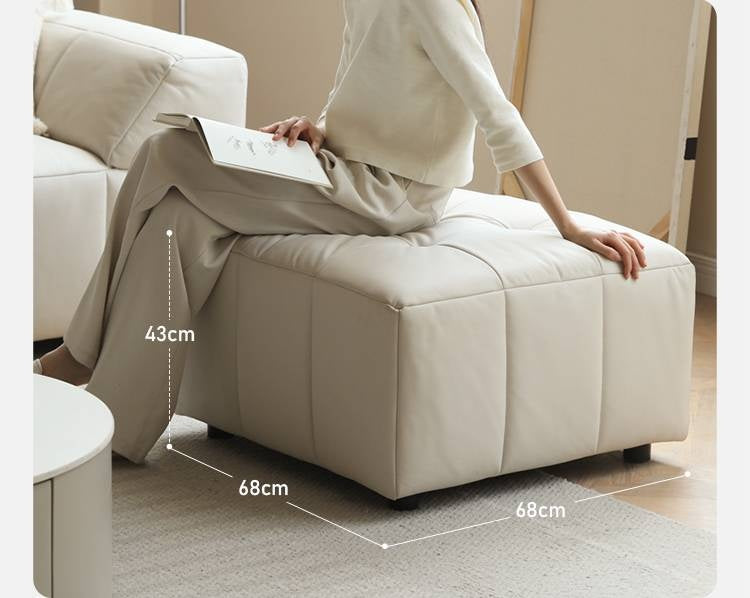 Fabric Soft Footstool Modern And Simple Footrest