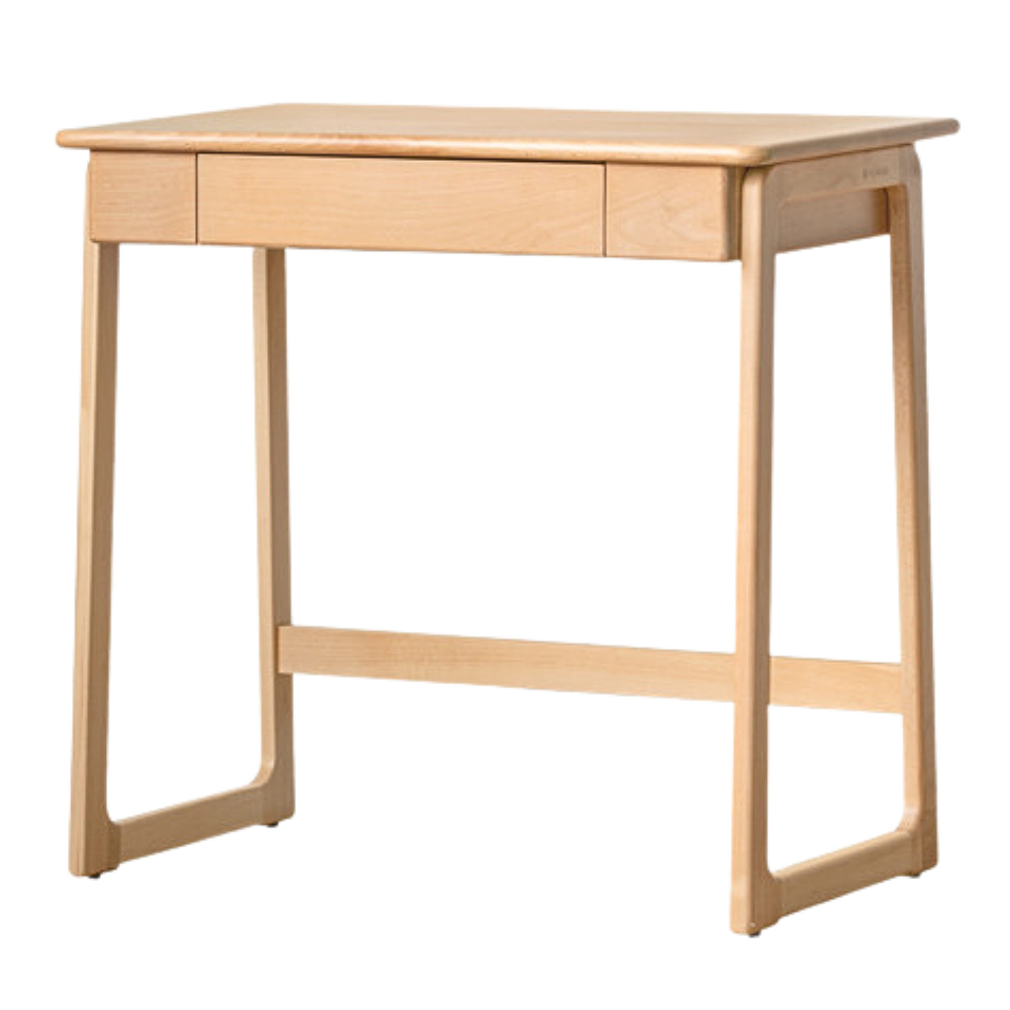Beech Solid Wood Small Narrow Desk