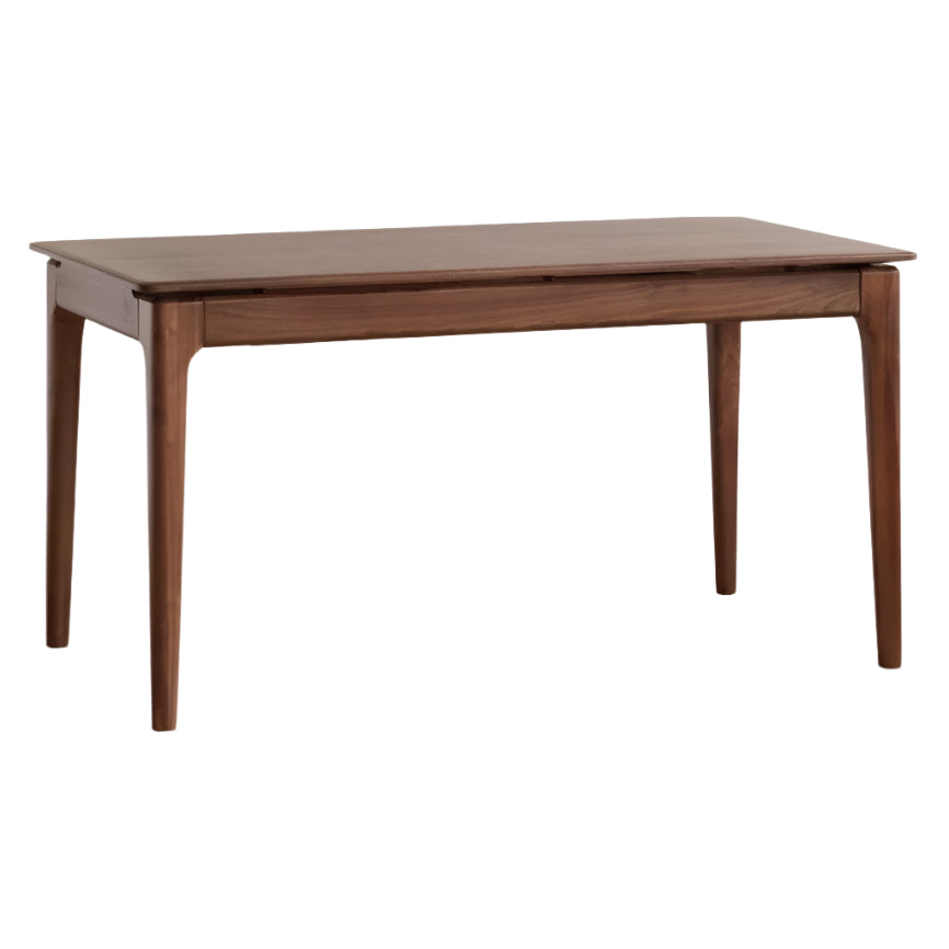 Black Walnut Solid Wood Rectangular Long Dining Table