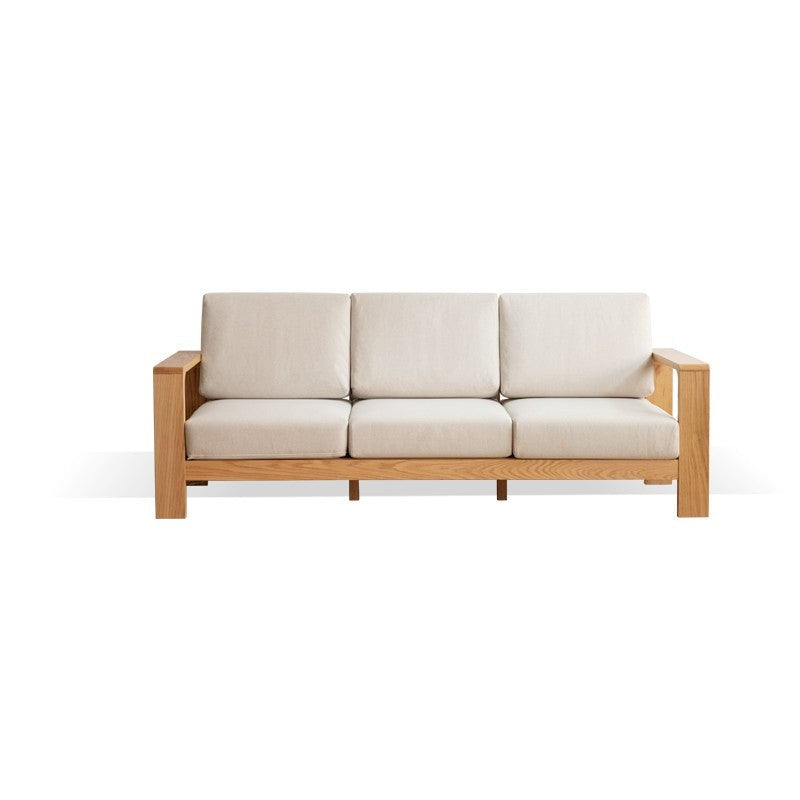 Oak, Poplar, Rubberwood, Beech Solid Wood Modern Fabric Sofa.