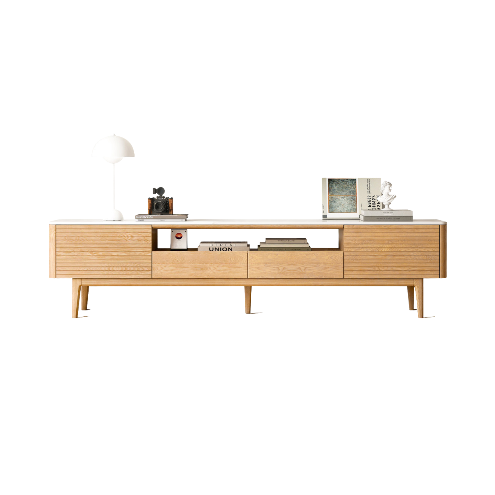 Oak, Tulip Tree, Poplar, Black Walnut Solid Wood TV Stand