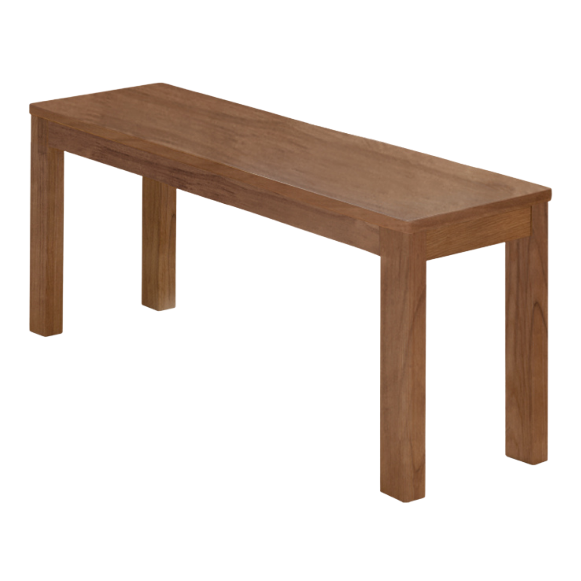 Black Walnut, Oak, Sandalwood, Ash, Solid Rubberwood Nordic Long Bench