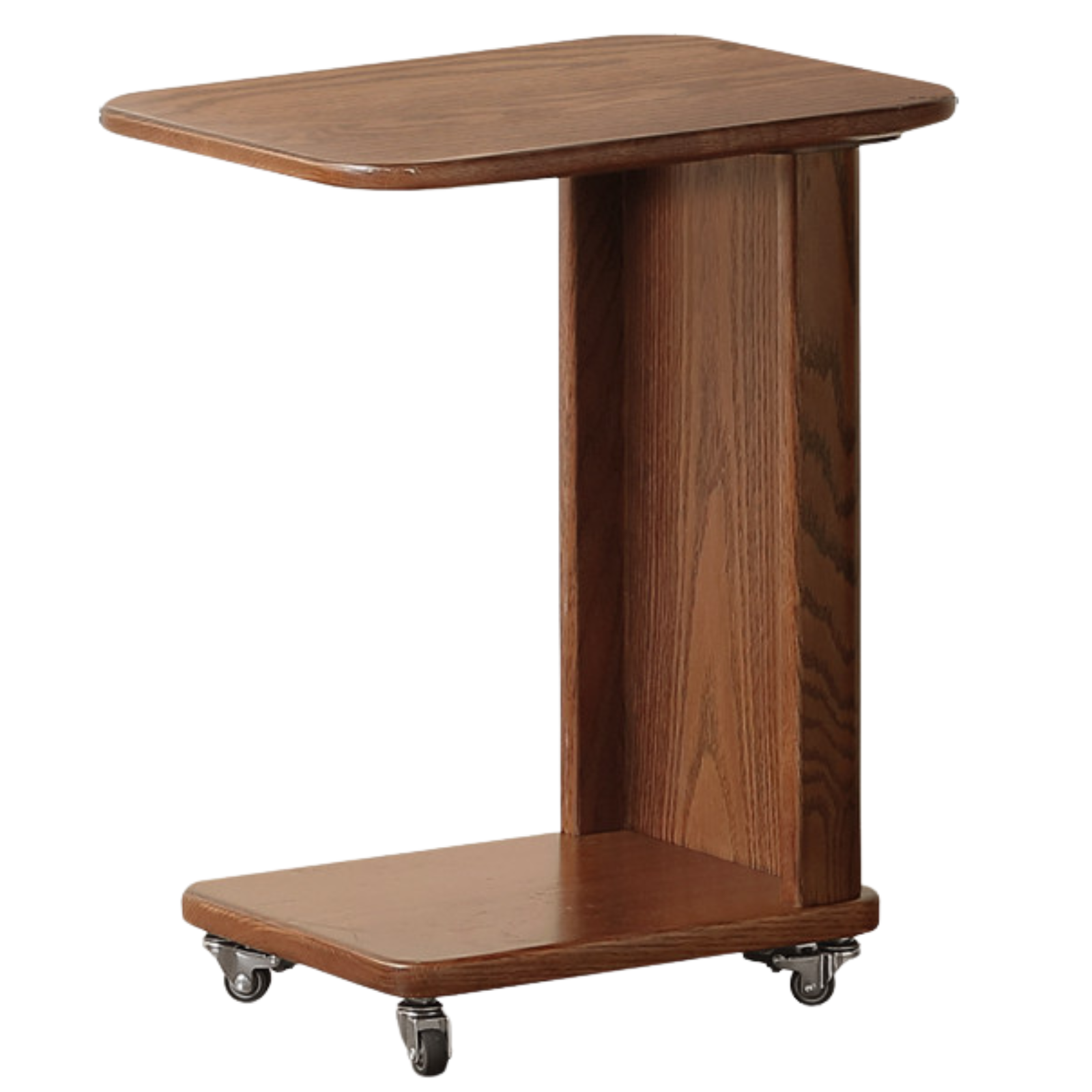 Oak Solid Wood Mobile Coffee Table