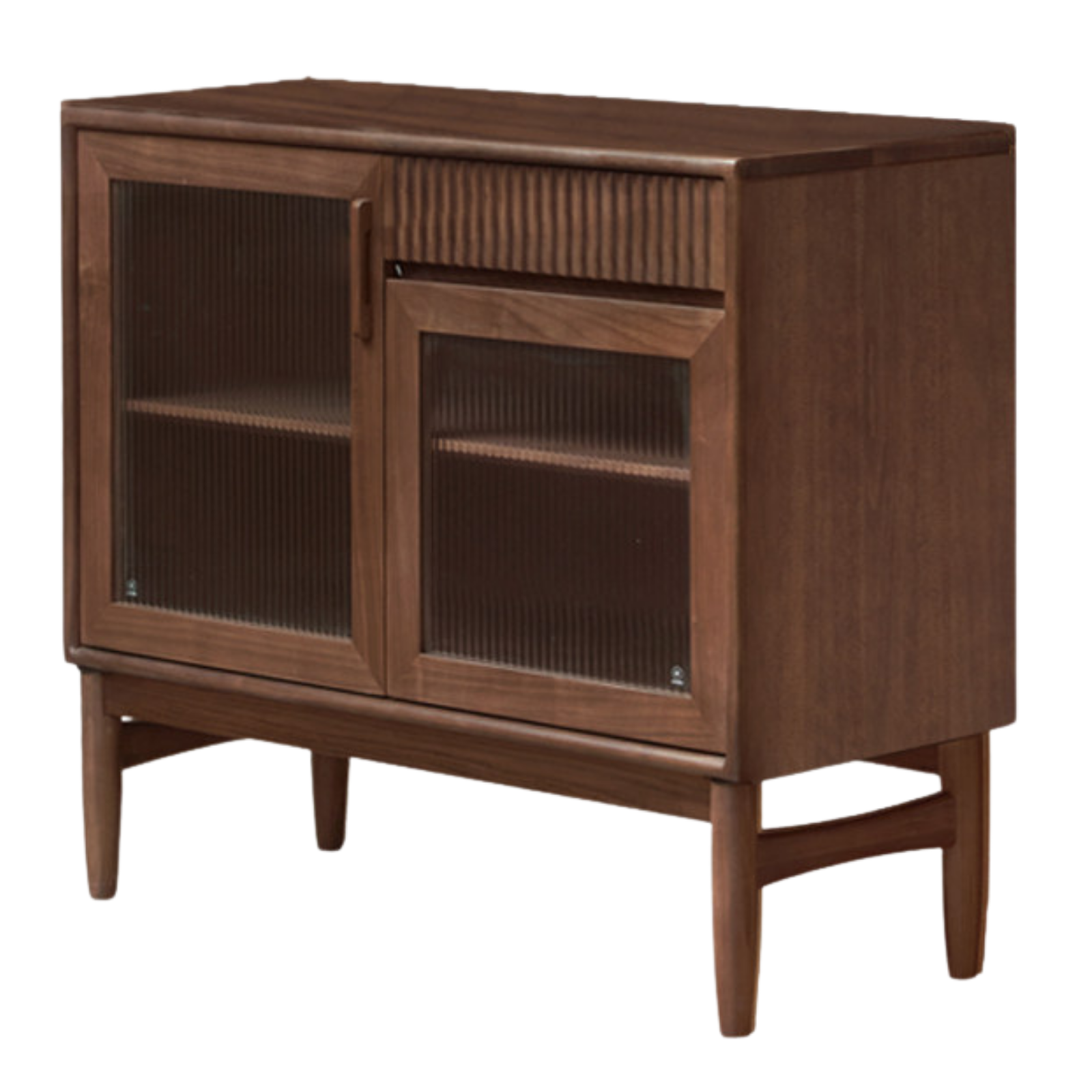 Oak, Black Walnut, South American Walnut, Solid Longan Hardwood, Red Zebrawood Solid Wood Light Luxury Sideboard