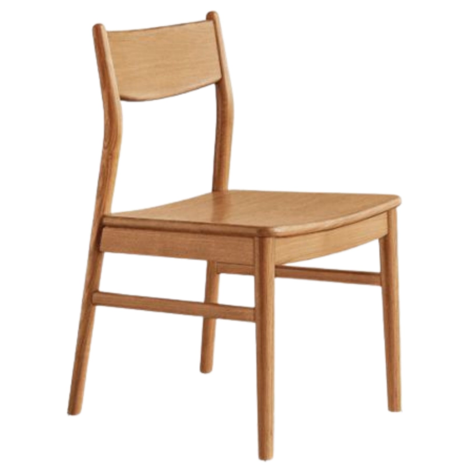 Set 4 Pcs Black, Walnut, Ash, Oak, Beech, Sandalwood Solid Wood Dining Chair