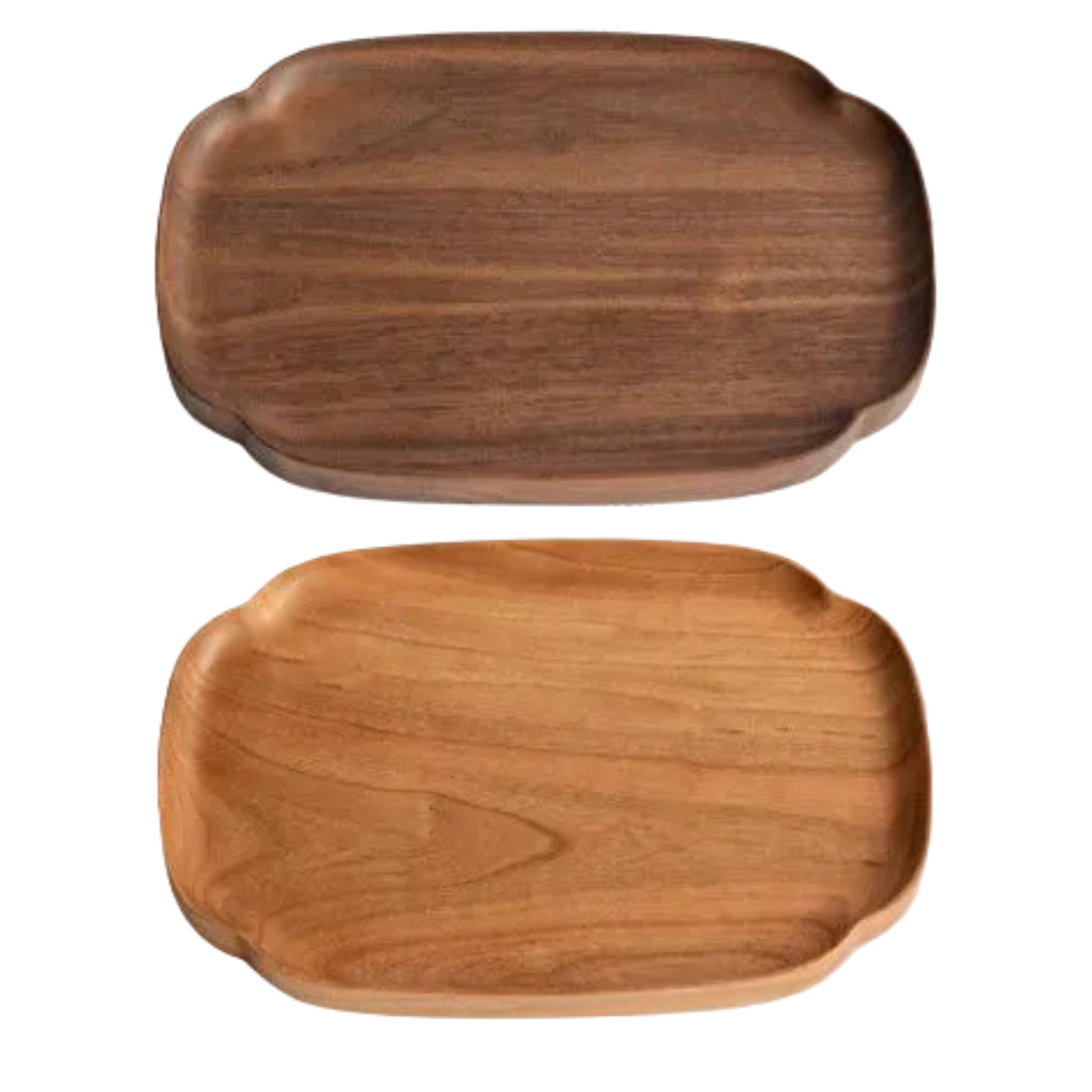 Black Walnut, Cherry Solid Wood Tray Storage Plate