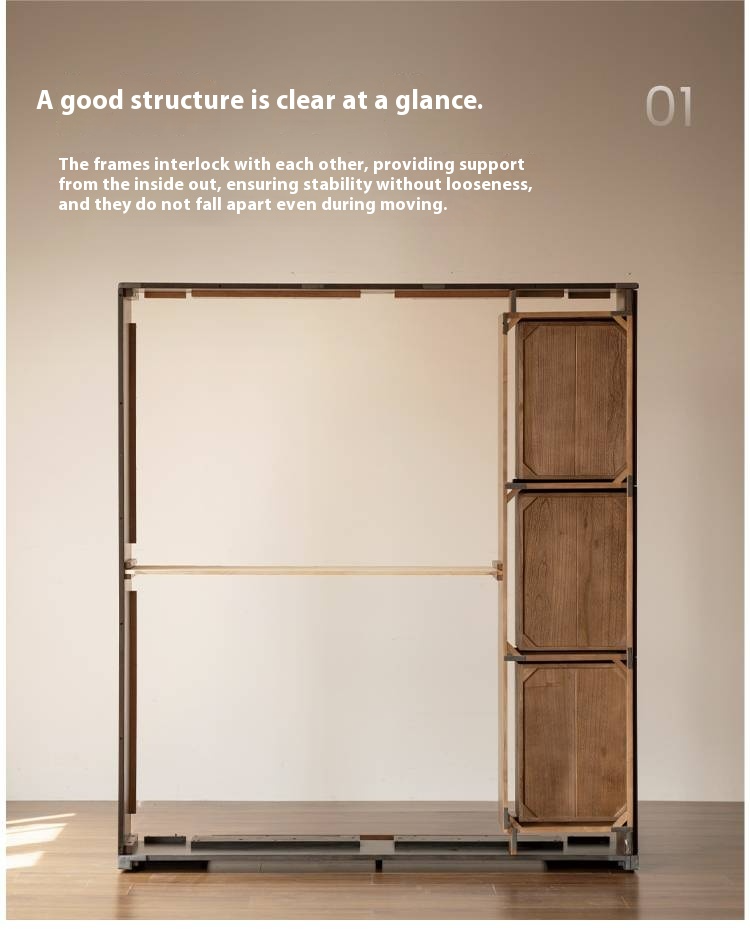 Black Walnut Solid Wood Light Luxury Box Bed