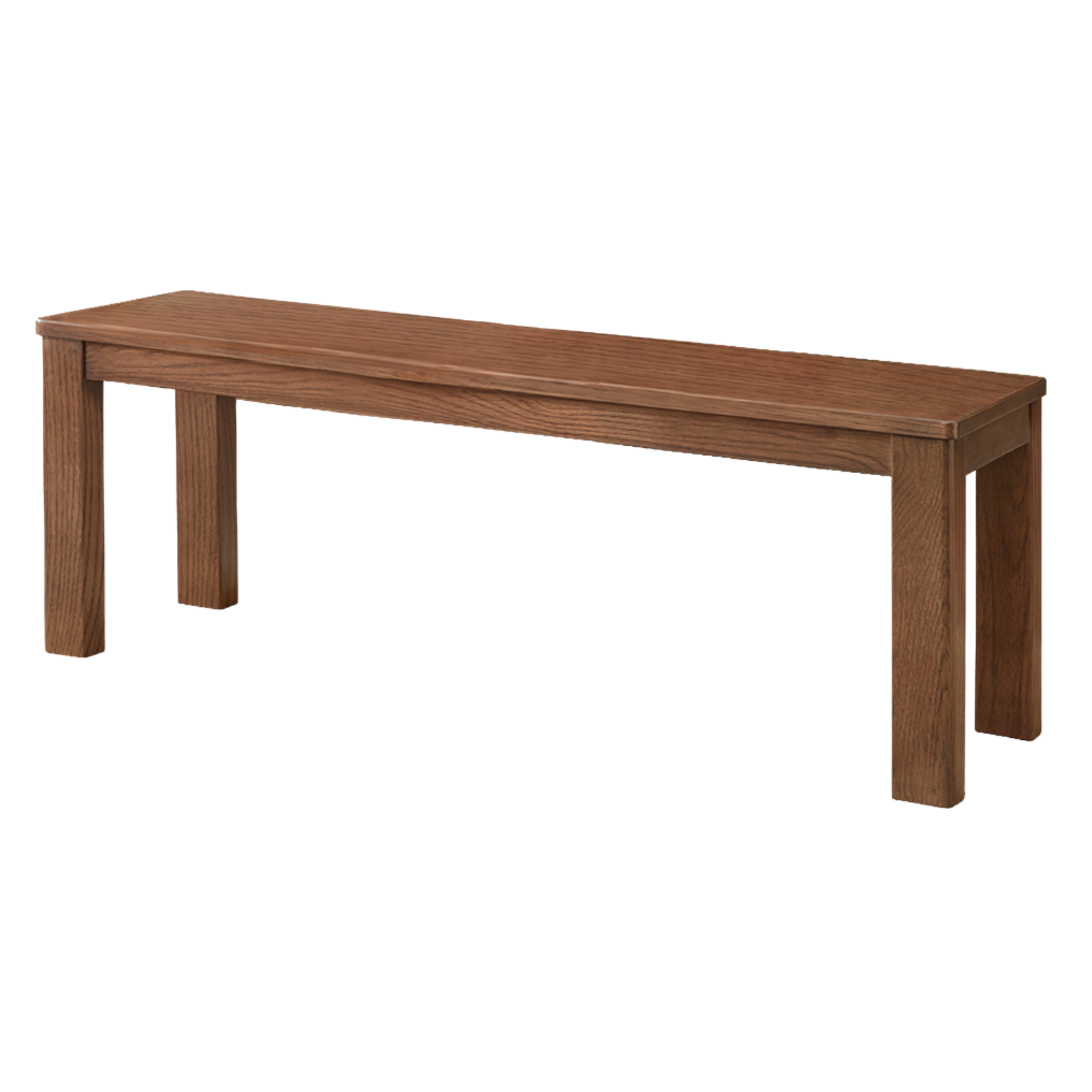 Black Walnut, Oak, Sandalwood, Ash, Solid Rubberwood Nordic Long Bench