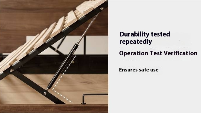 Black Walnut Solid Wood Light Luxury Box Bed