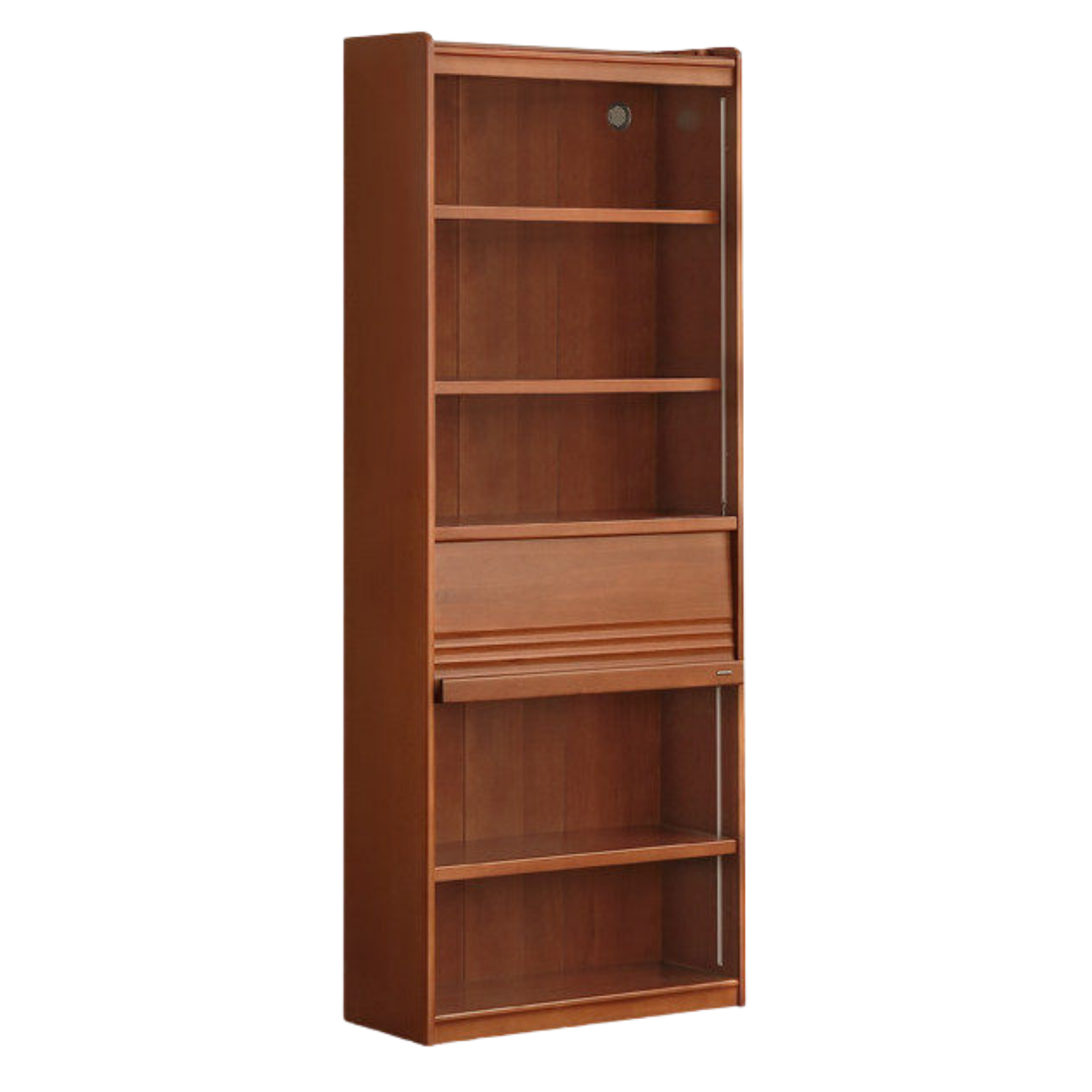 Poplar Solid Wood Antique Style Bookshelf Combination