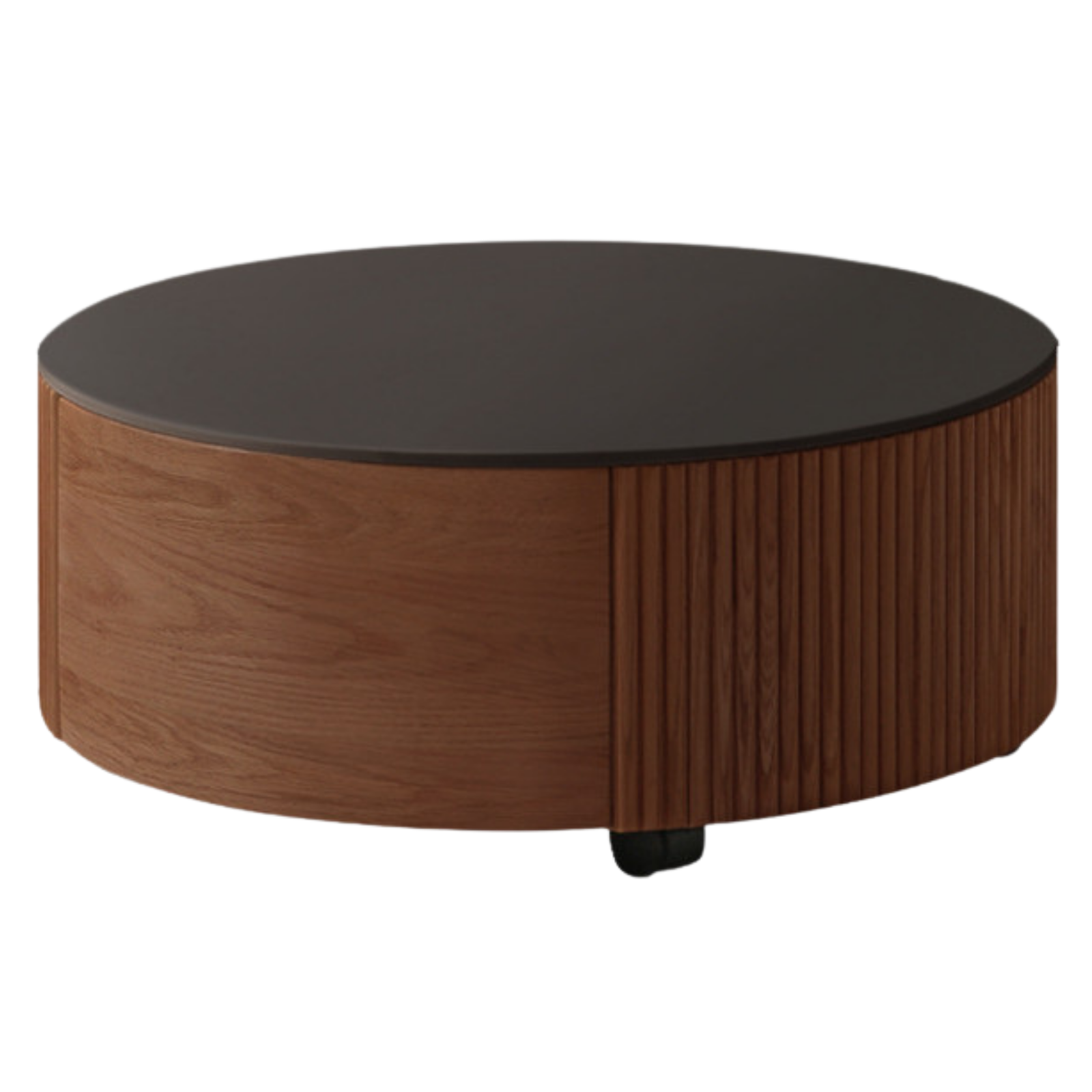 Oak Solid Wood Rock Plate Coffee Table