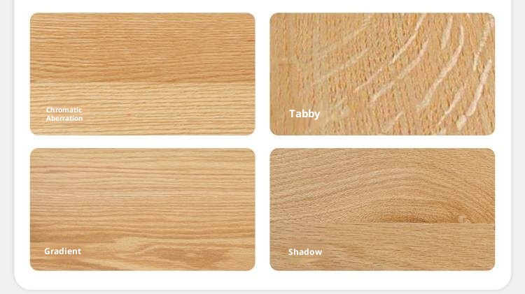 Cherry Solid Wood Suspended Bed with Light