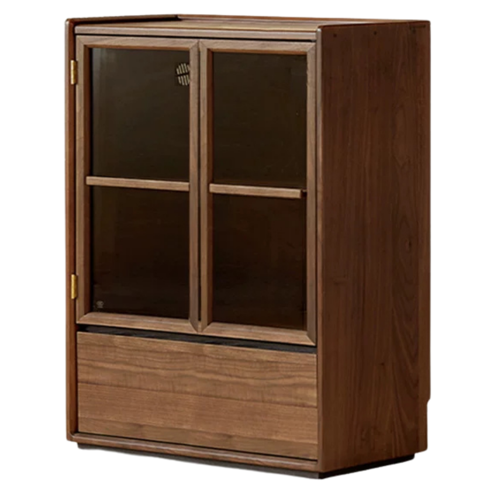 Sandalwood, Black Walnut, Oak Solid Wood Floor Storage Cabinet