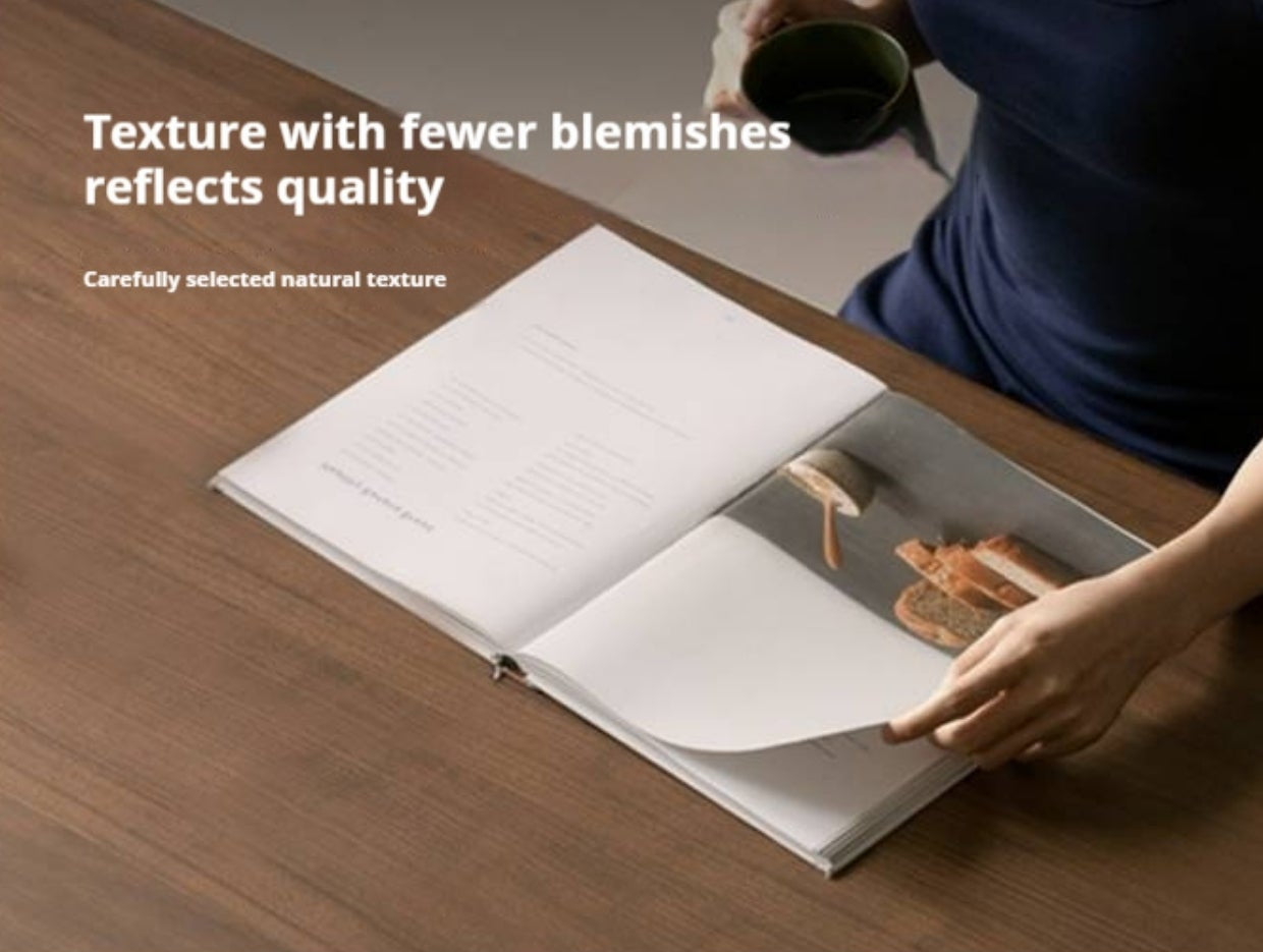 Black Walnut Solid Wood Rectangular Dining Table