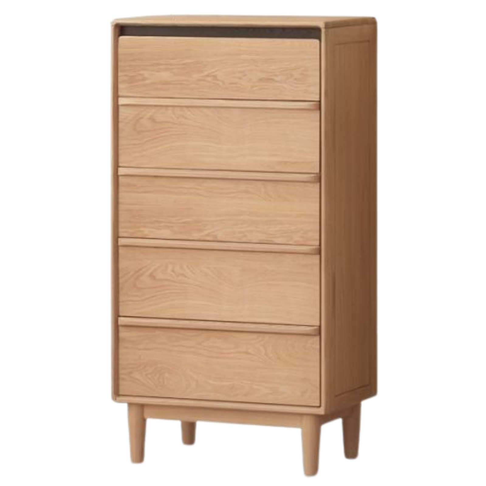 Oak, Ash Solid Wood Modern Storage Drawer Cabinet