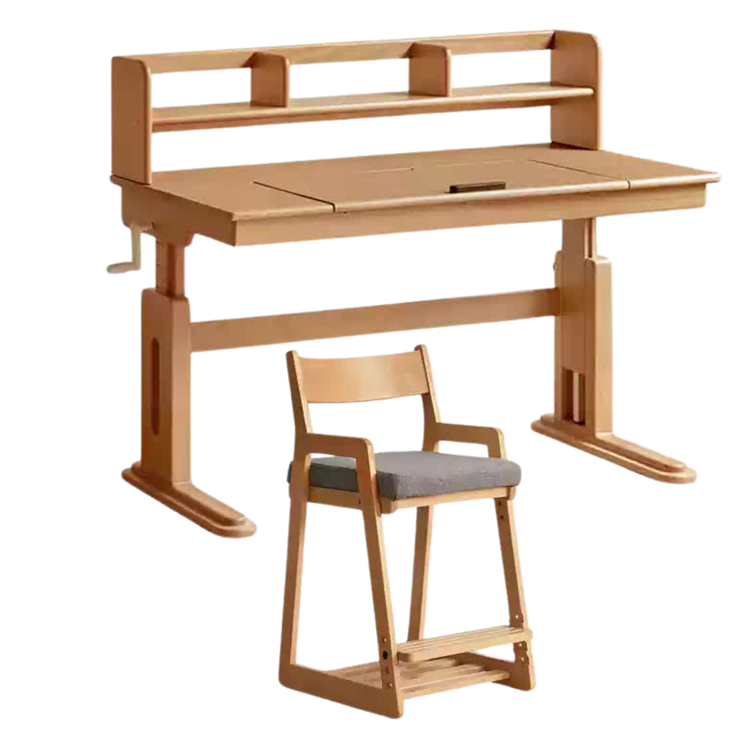 Beech Solid Wood Children's Study Table.