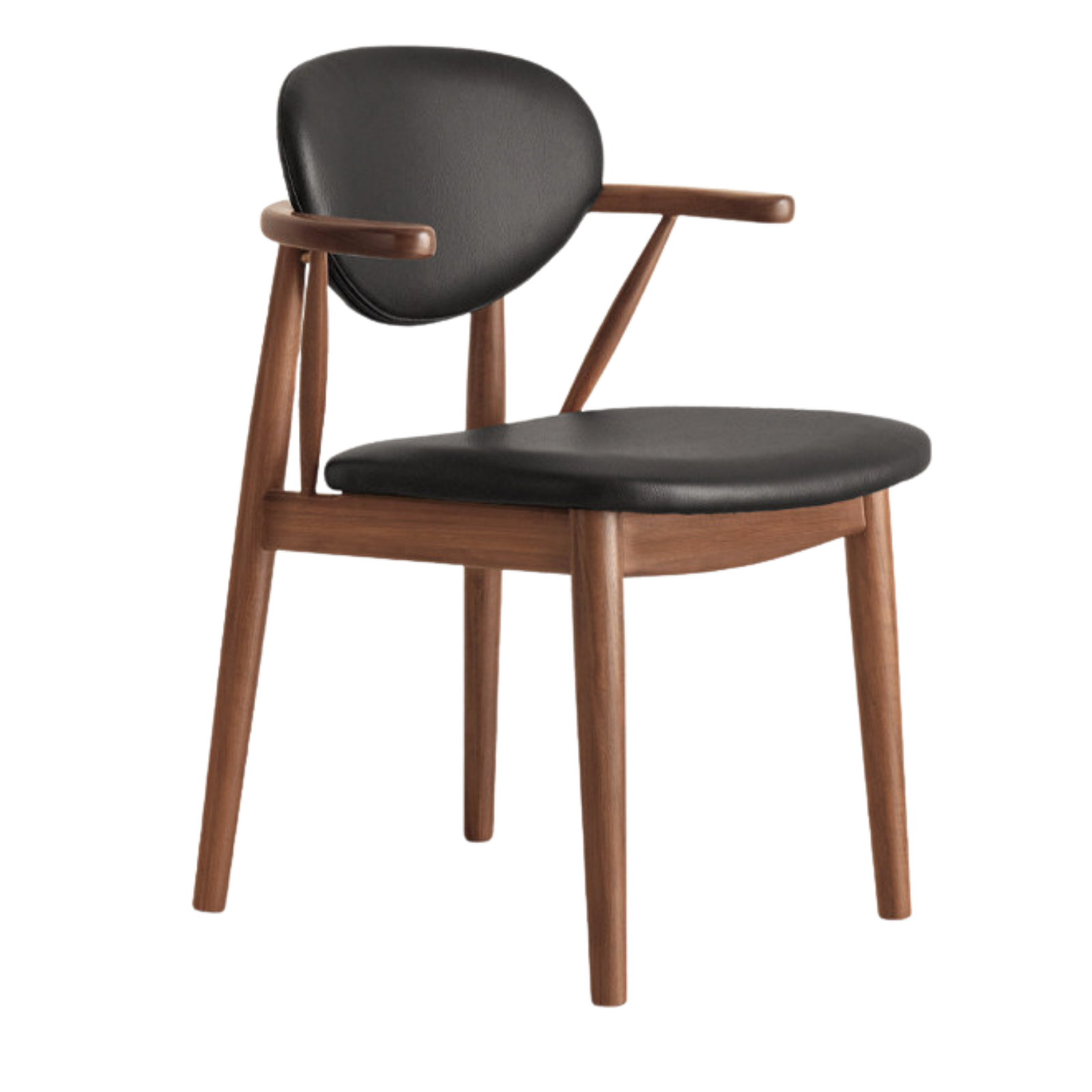 Black Walnut, Red Oak, Golden Sandalwood, White Ash, Ash Dining Armchair