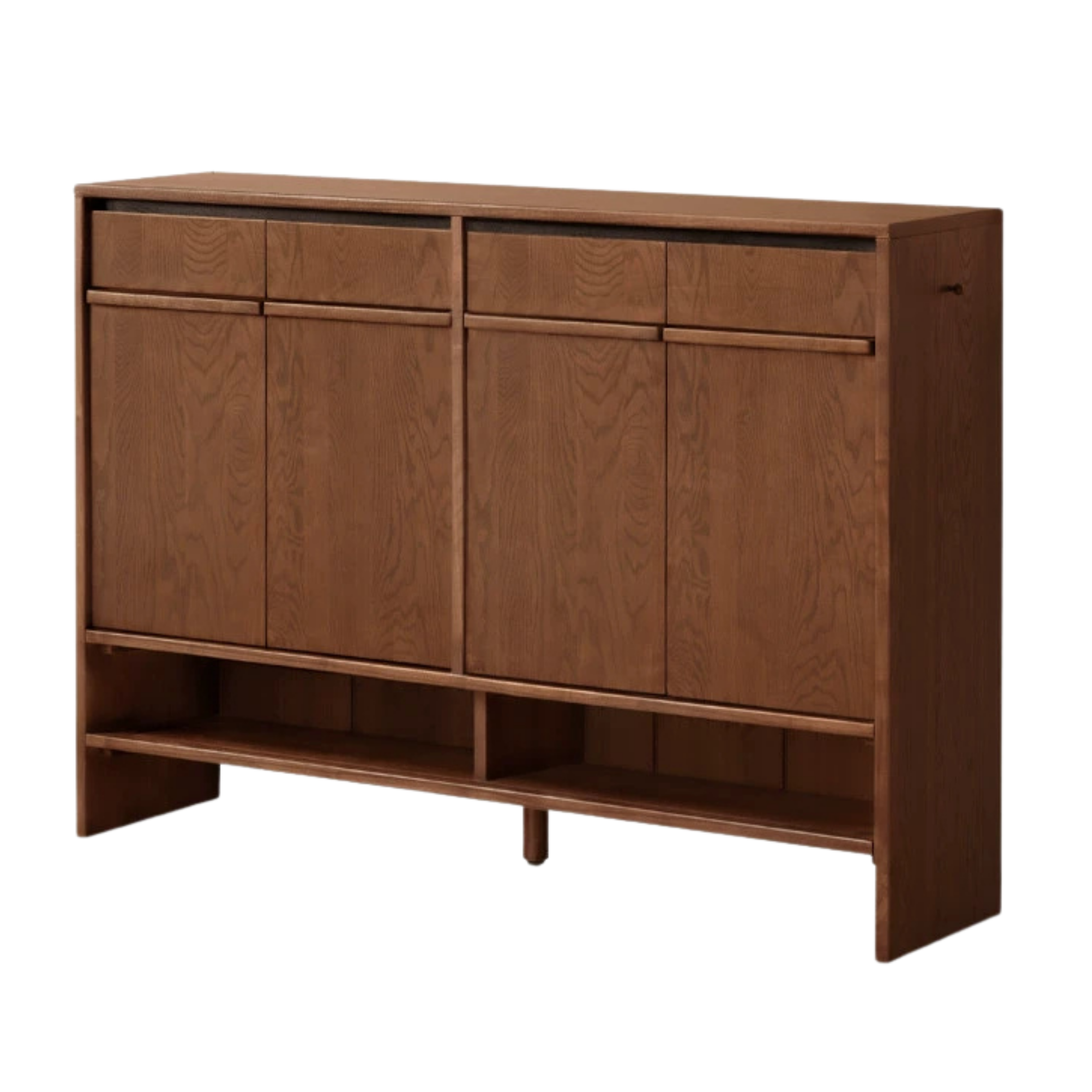 Oak Solid Wood Capacity Shoe Cabinet