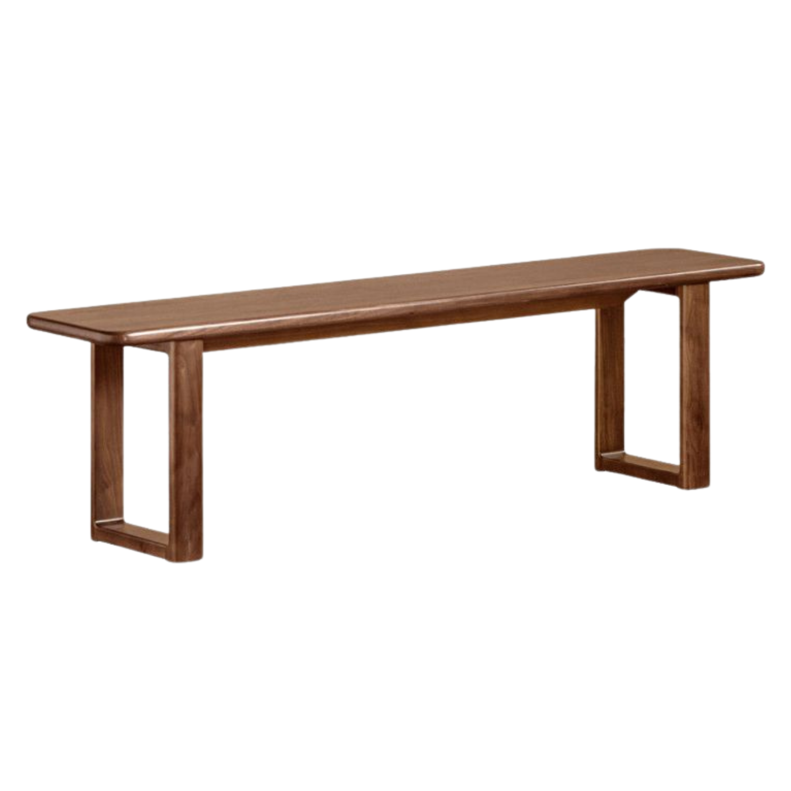 Black Walnut, White Ash Solid Wood Leisure Long Bench