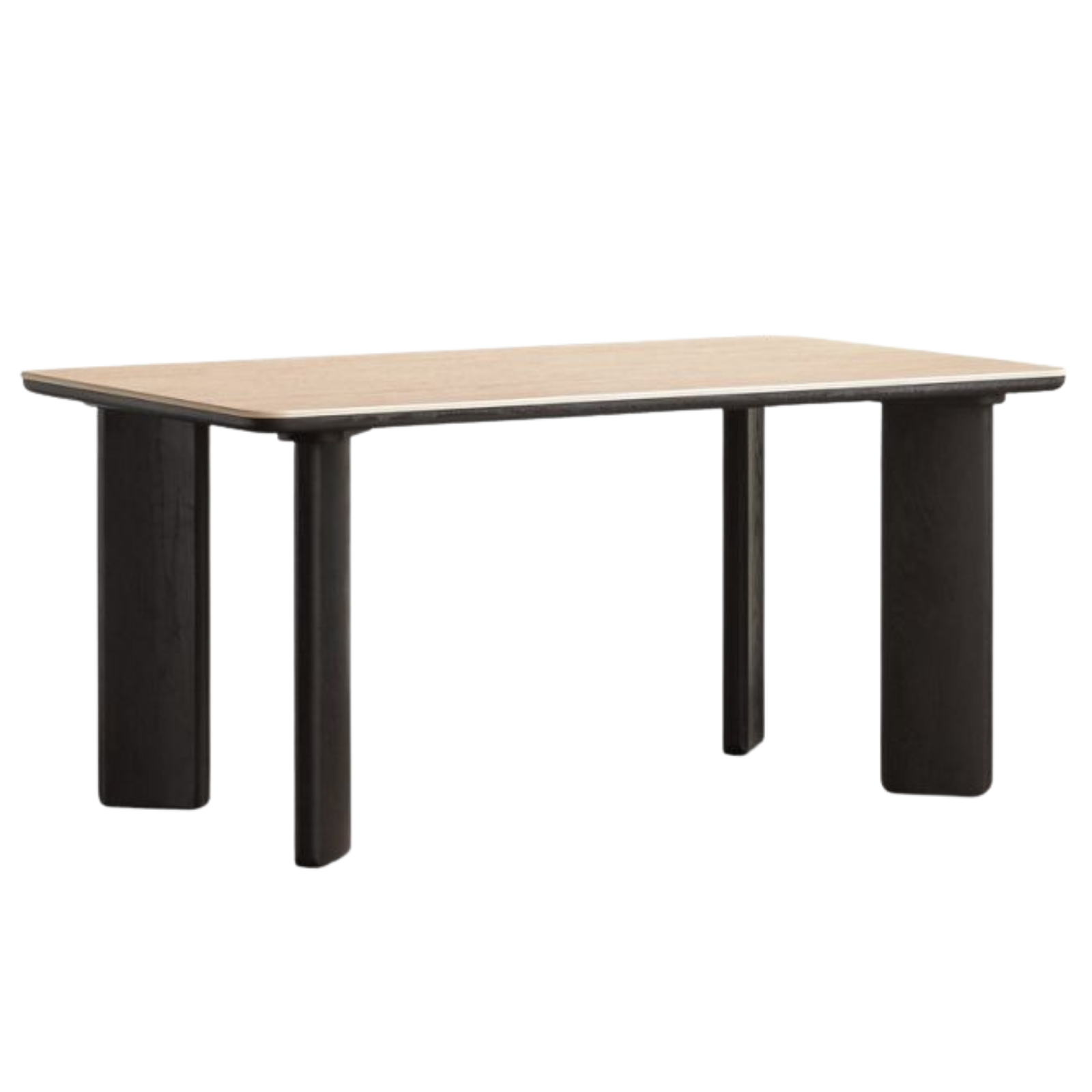 Oak Solid Wood Modern Cave Stone Rock Plate Dining Table