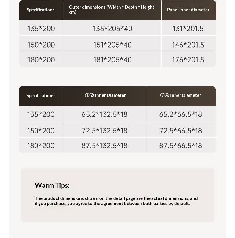 Oak Solid Wood Modern Platform Bed, Headboard-Free Box Bed