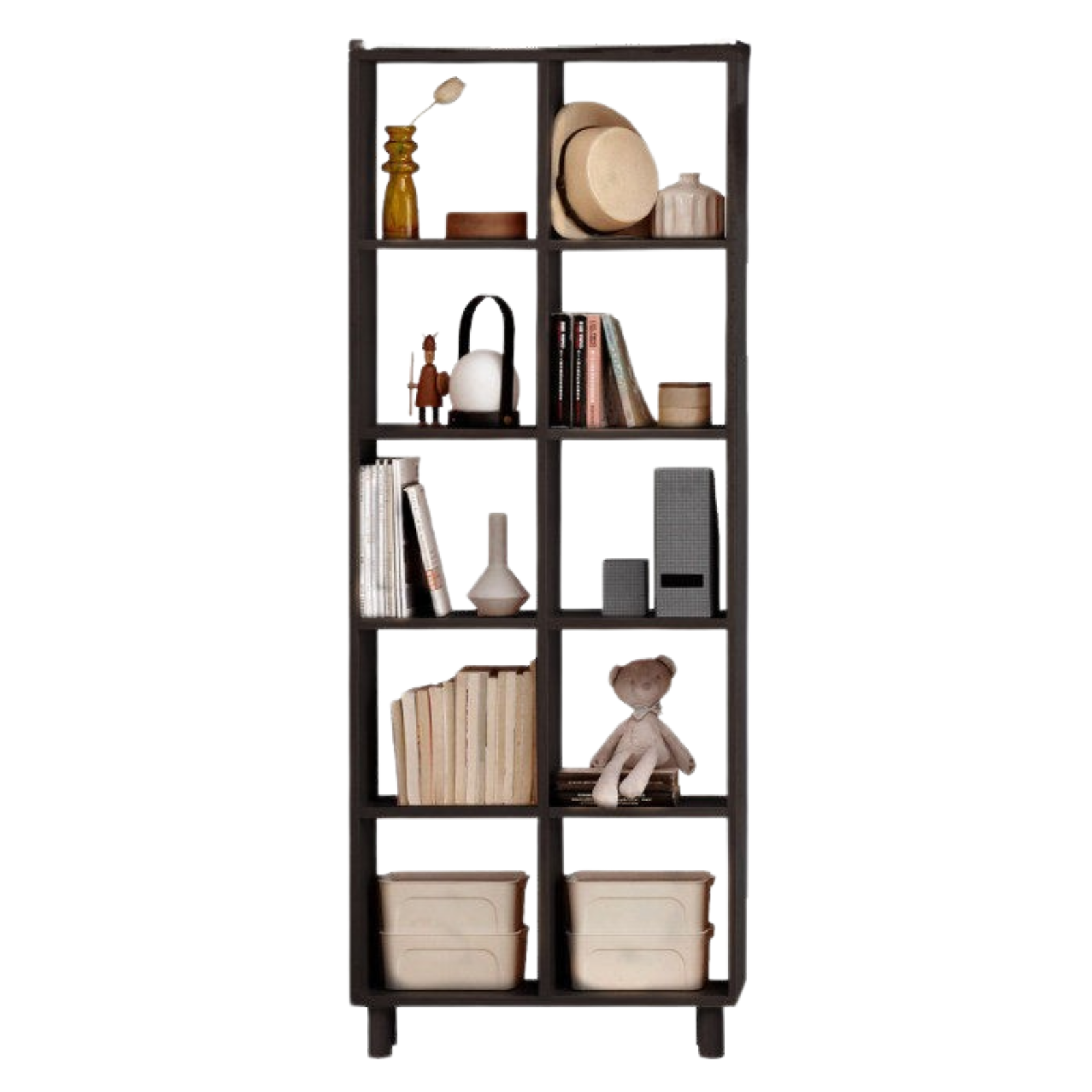 Beech, Oak Solid Wood Bookshelf Bookcase Free Combination