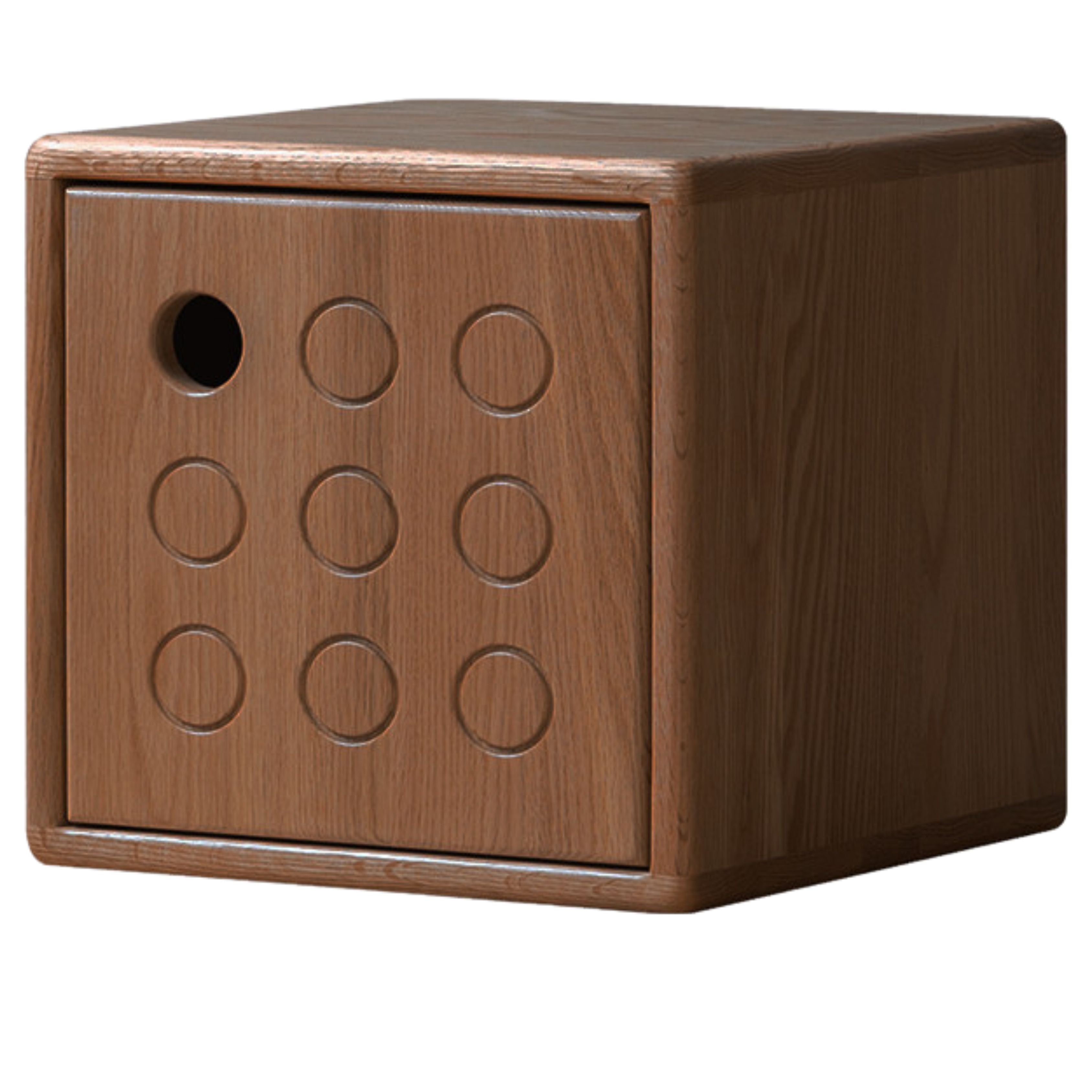 Oak, Cherry Solid Wood Free Combination Bookshelf