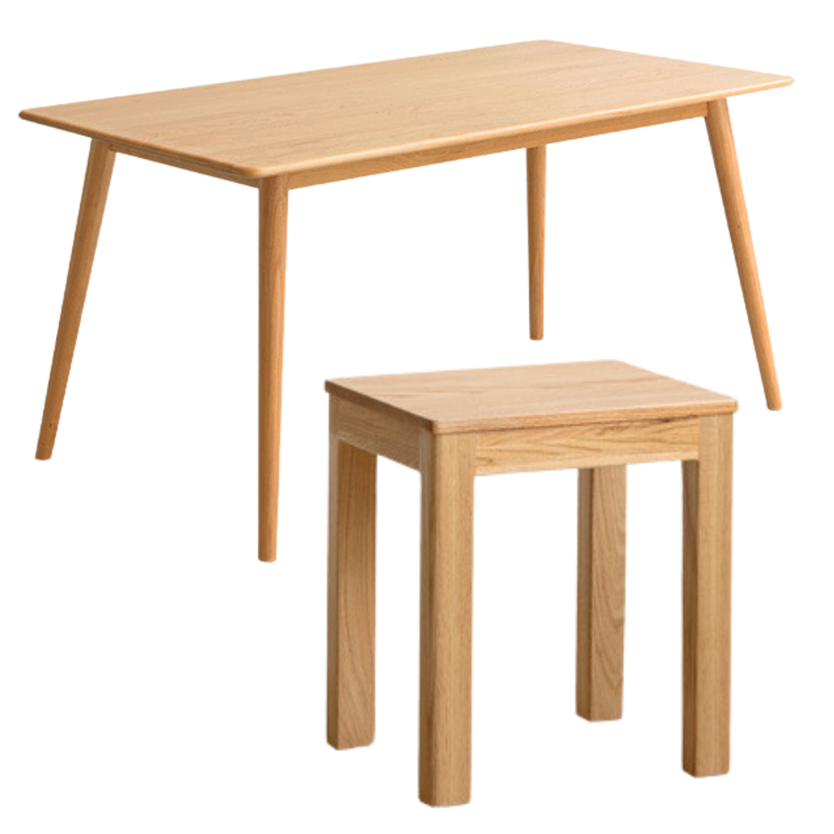 Oak Solid Wood Modern Dining Table