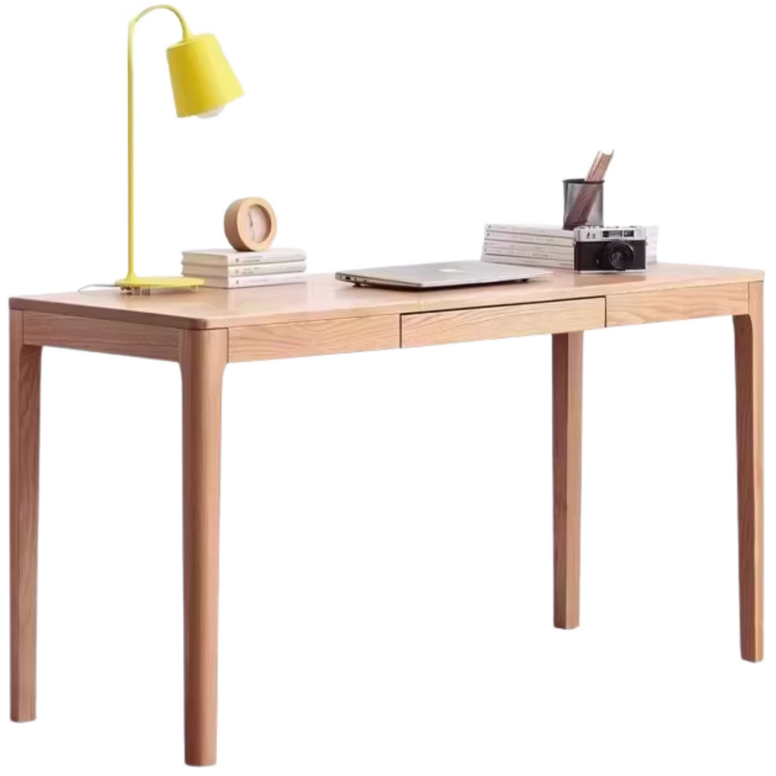 Oak Solid Wood Office Nordic Desk