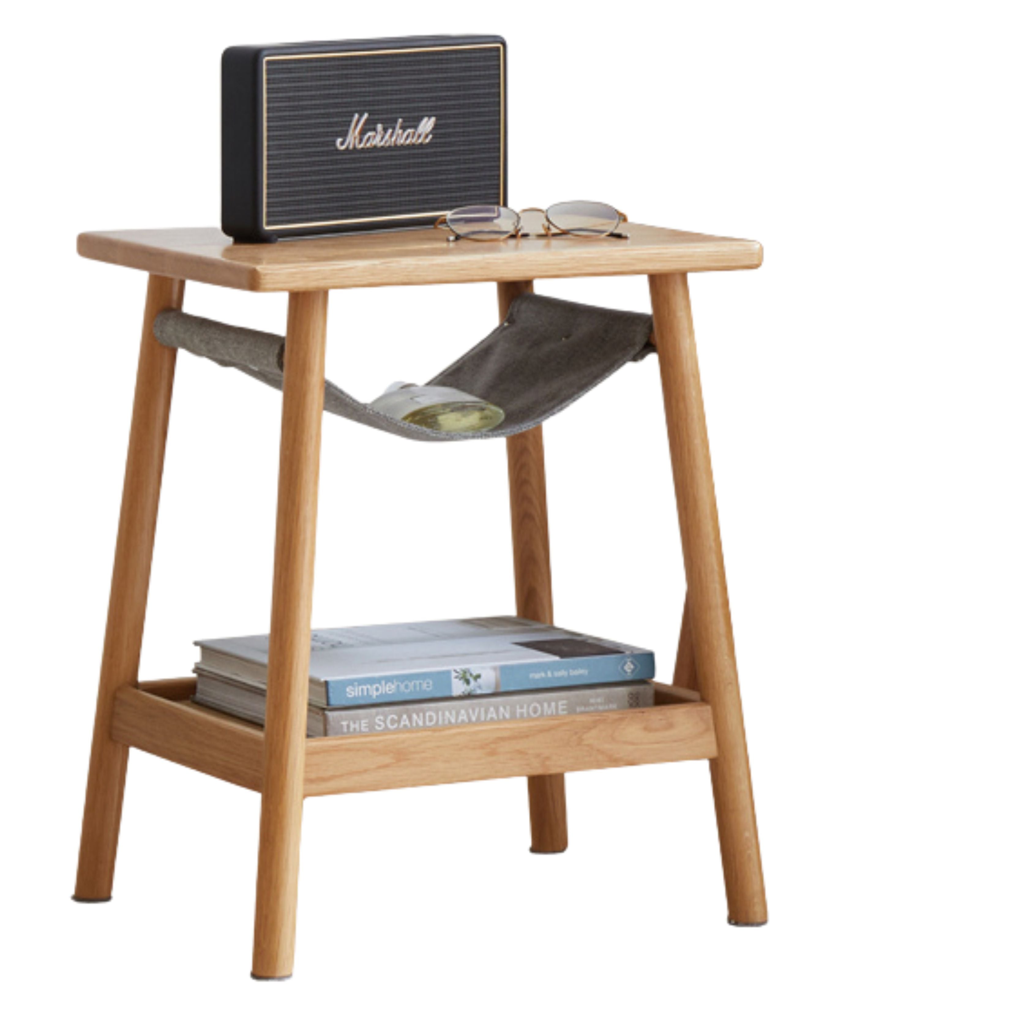Oak Solid Wood Modern Nordic Side Table