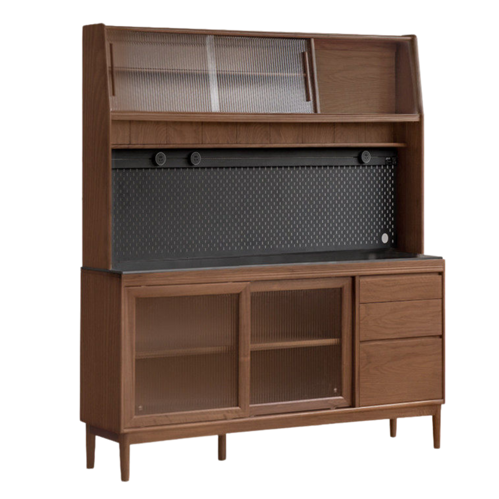 Black Walnut, Oak, Sandalwood, Ash, White Ash Solid Wood Rock Board Sideboard