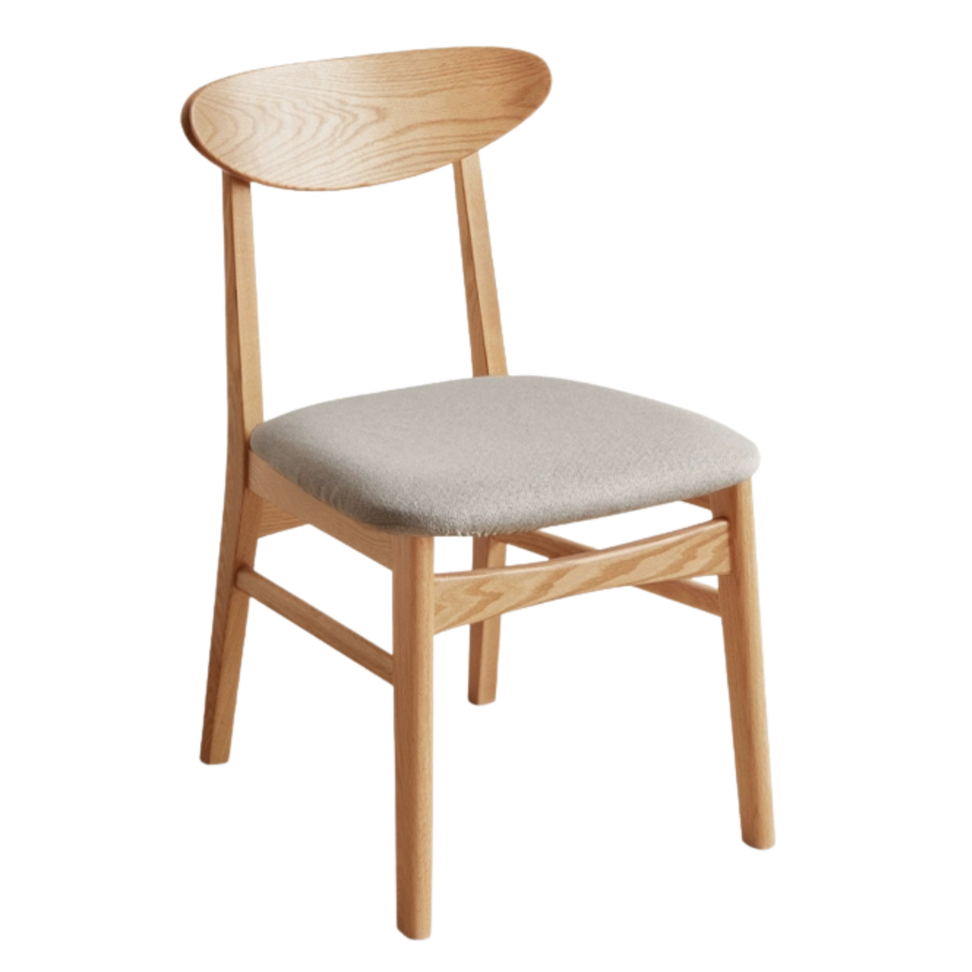 Set 4 pcs Ash, Oak, Beech Solid Wood - Dining Chair