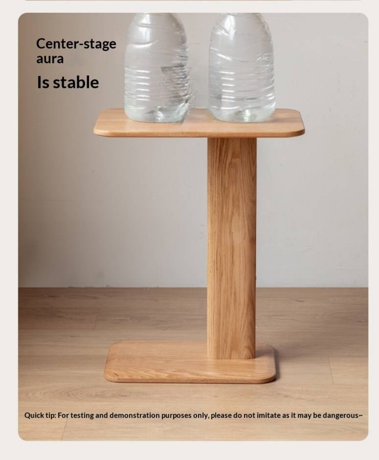 Oak Solid Wood Modern Minimalist Style Side Table