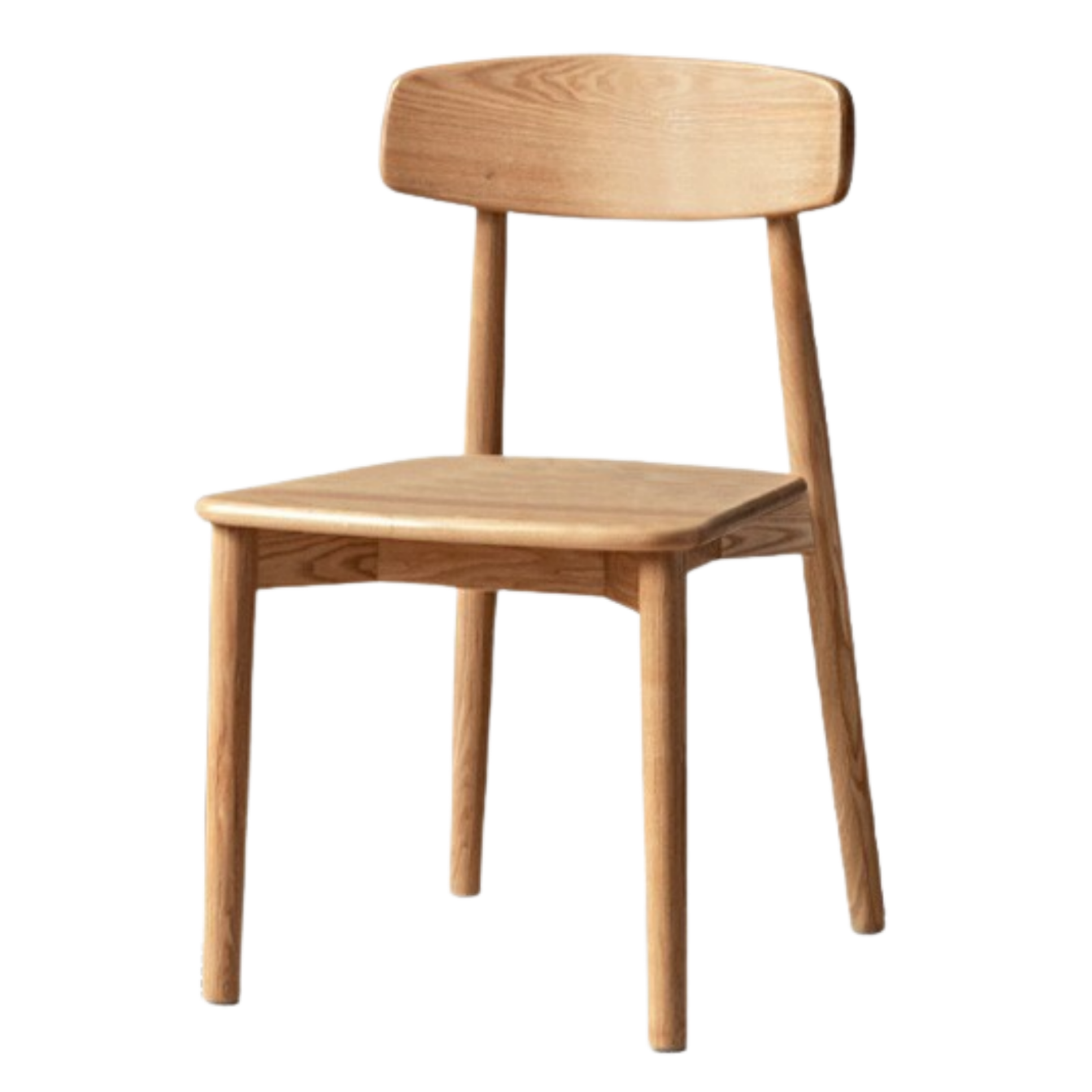 Set 4 pcs Black Walnut, White Ash, Ash, Oak, Cherry, Beech, Solid Rubberwood Dining Chair