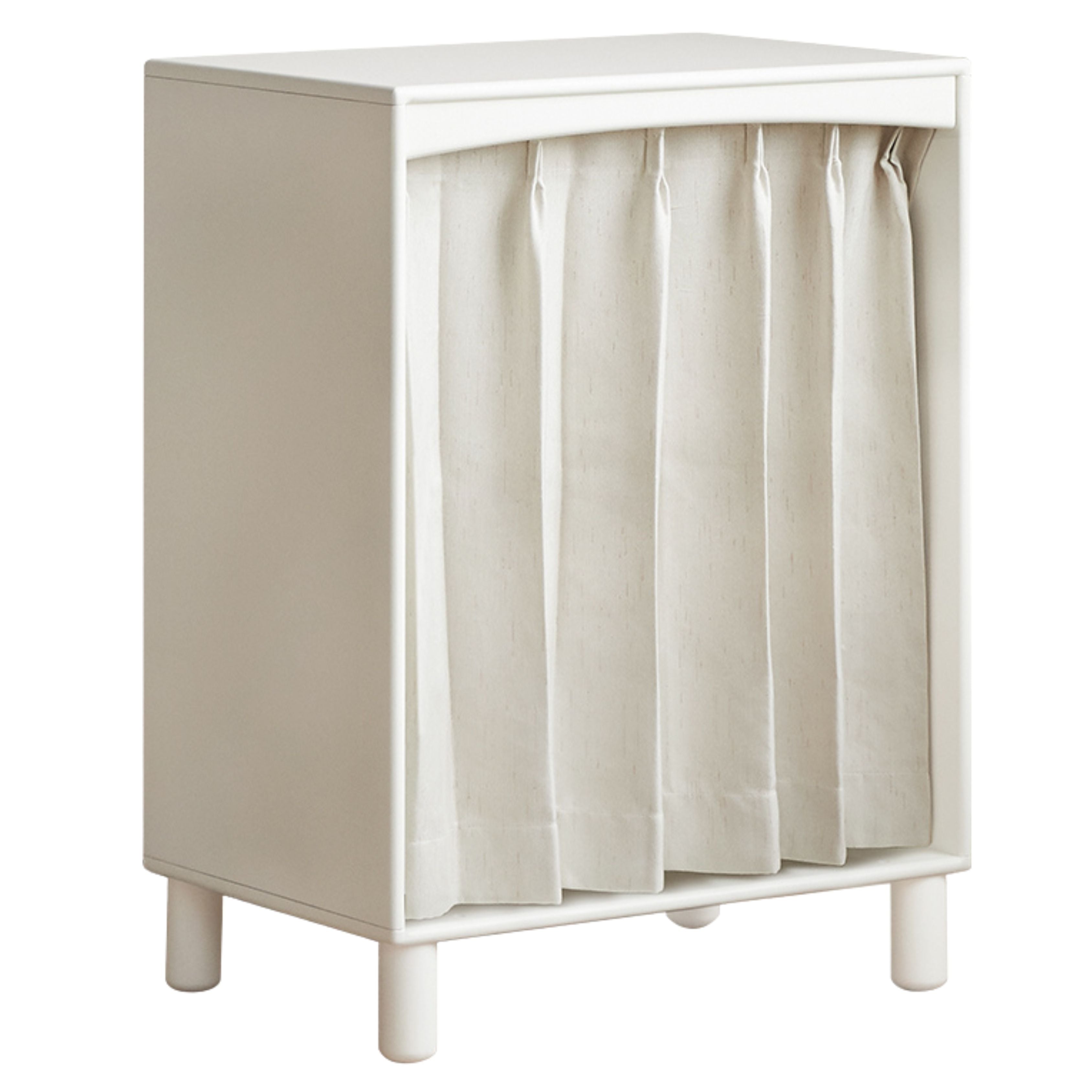 Beech, Rubber Solid Wood Children's Wardrobe,Combination Storage Cabinet