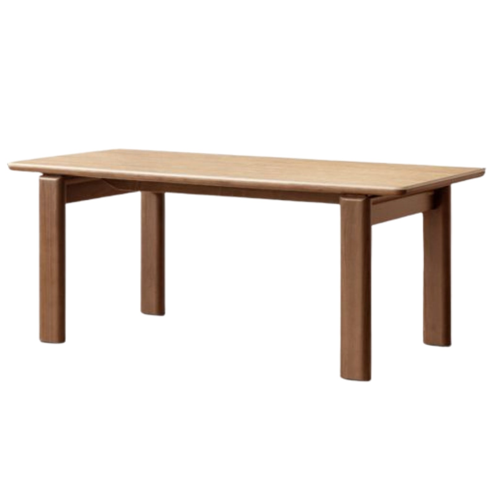 Black Walnut Solid Wood Dining Table Light Luxury Style