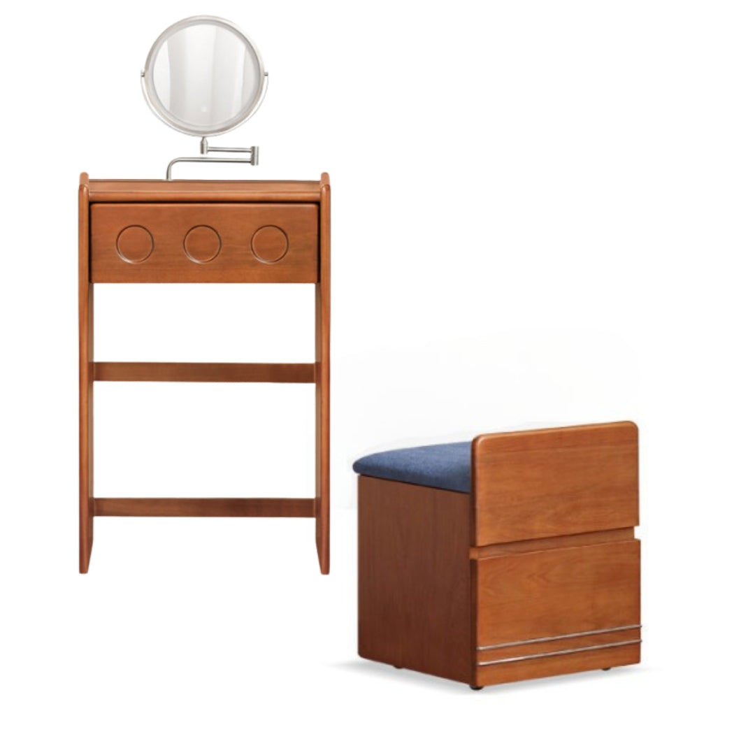 Solid Tulipwood Classic Vintage Vanity Table.