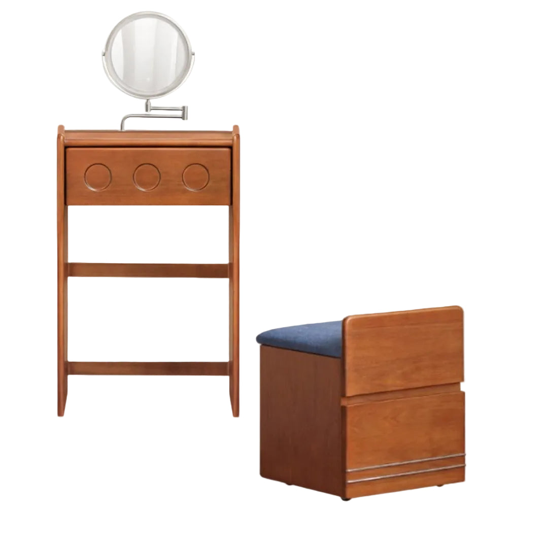 Tulipwood Solid Wood Classic Vintage Vanity Table.